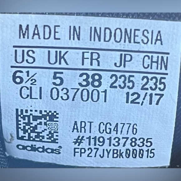 Adidas Edge Lux Clima Womens Sz 6.5 Running Shoes Sneakers Black Lace Up CG4776 - Picture 8 of 8